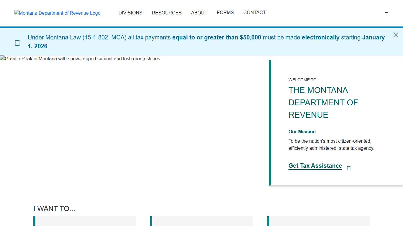 Montana Department of Revenue